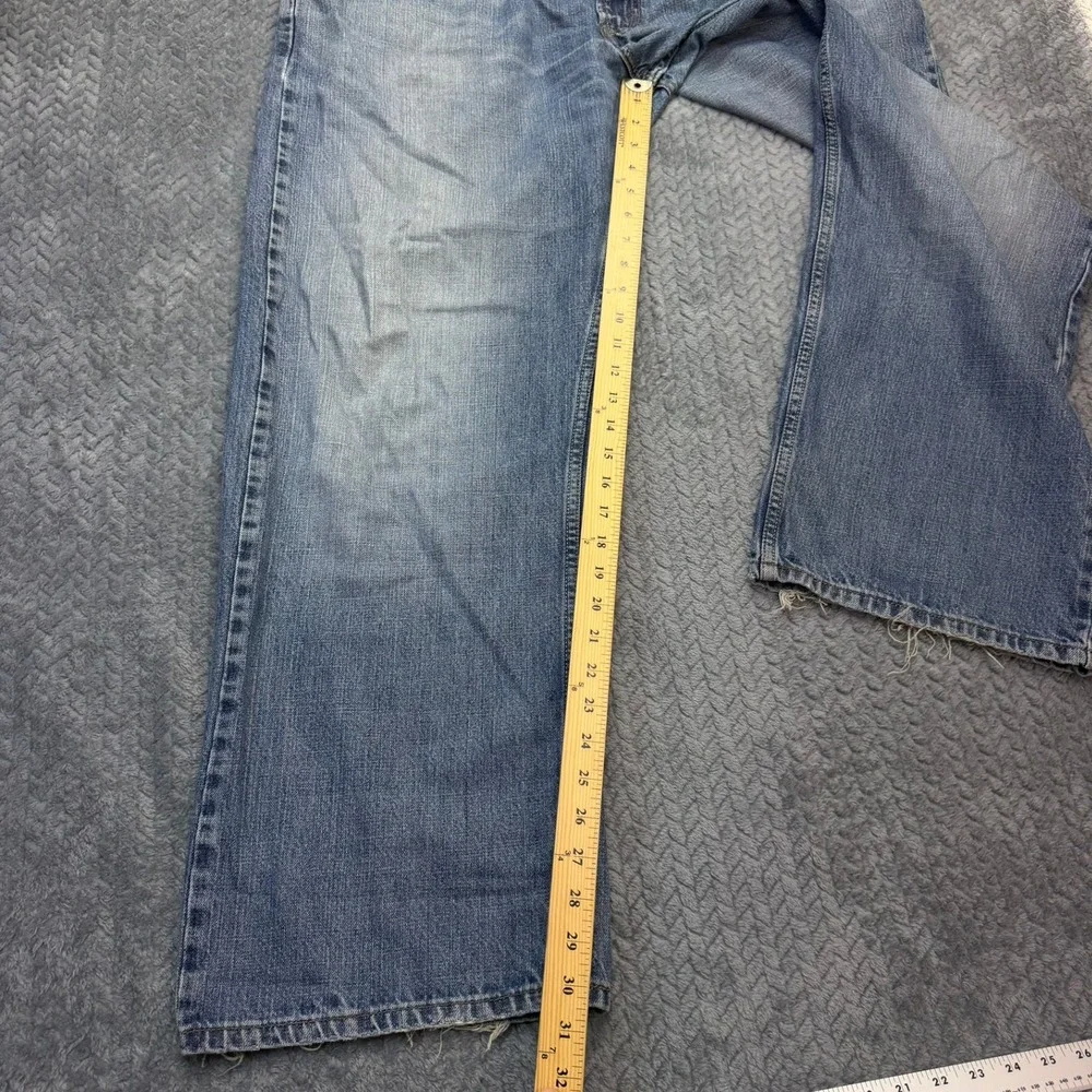 Levi's 569 Jeans Mens 42x30 Blue Y2K Loose Straight Fit Medium Wash Denim Casual